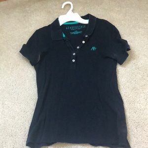 Aeropostale Black Polo
